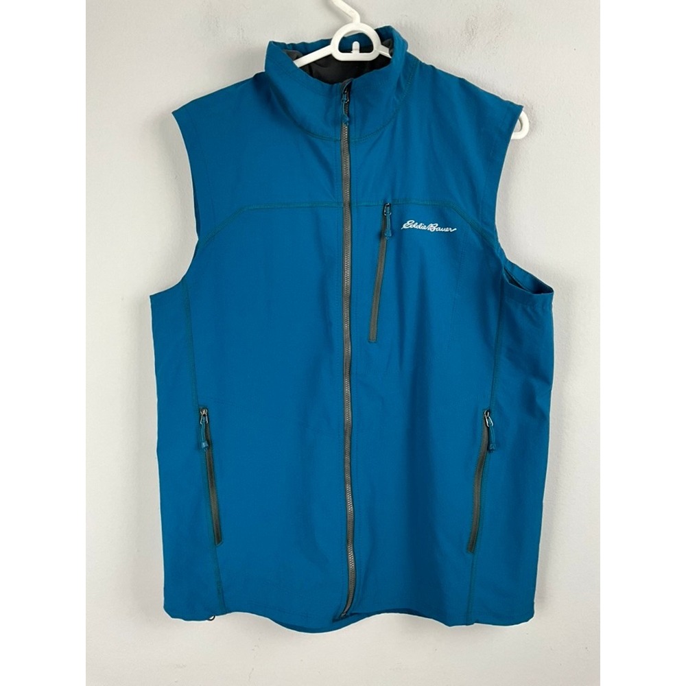 Eddie Bauer  First Ascend Teal Blue‎ Full Zip Vest Puffer Lightweight Medium